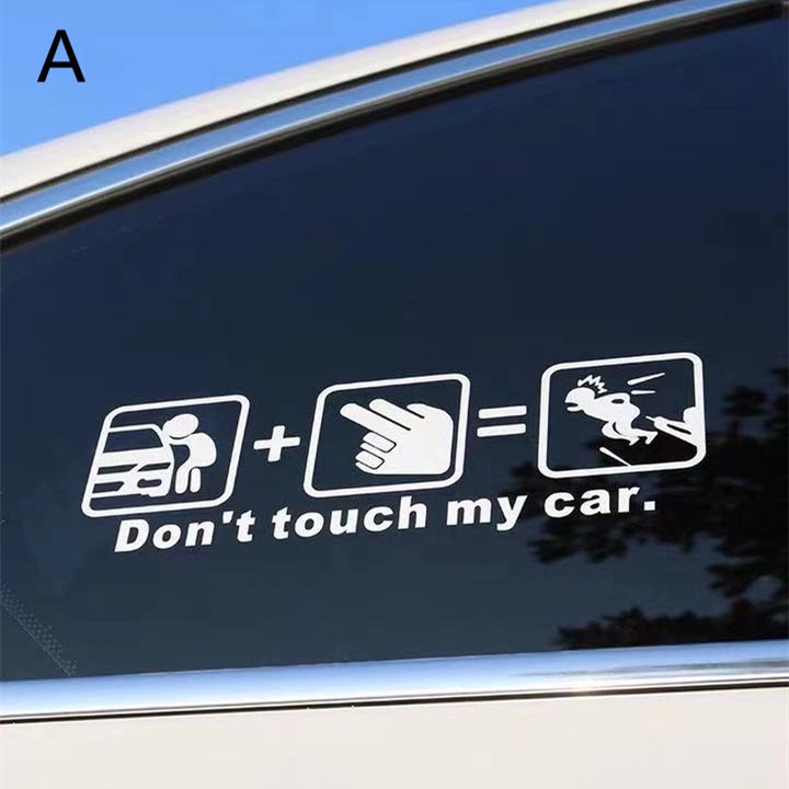 Tem dán ô tô Don't Touch My Car