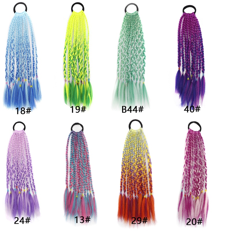 Dây Buộc Tóc Đuôi Ngựa Co Giãn Nhiều Màu Sắc