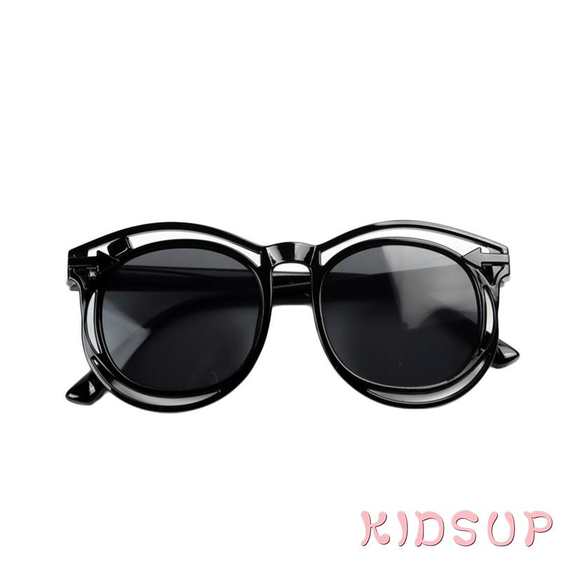 Kính râm thời trang chống tia UV màu sắc đơn giản dành cho bé 2-10 tuổi