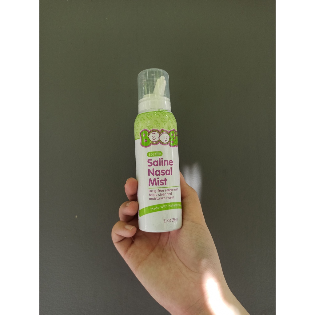 Xịt mũi vô trùng kháng khuẩn Boogie Mist 89g