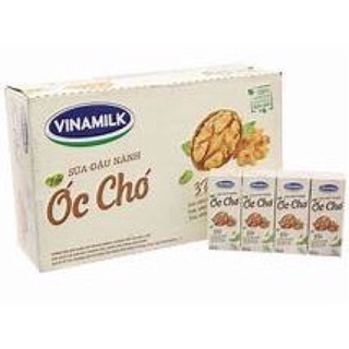 1Thùng 48Hộp SỮA ĐẬU NÀNH VINAMILK HẠT ỐC CHÓ 180ML