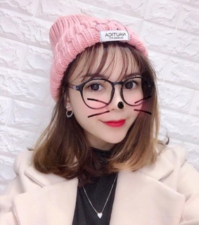 Mũ len quả bông