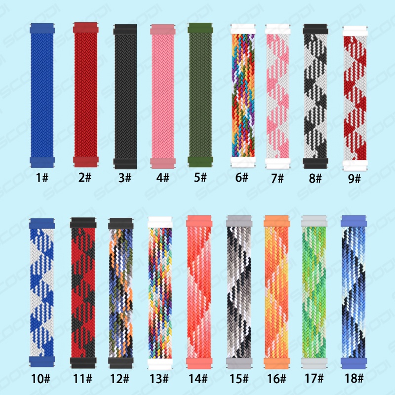Dây Đeo Nylon Co Giãn Cho Đồng Hồ Thông Minh Realme watch 3 / 2 / 2 Pro / S Pro
