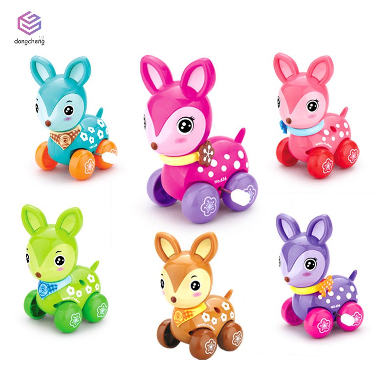 ✅COD❤✨ Cute Cartoon Animal Wind Up Toys Clockwork Classic Toy Newborn Baby Toy