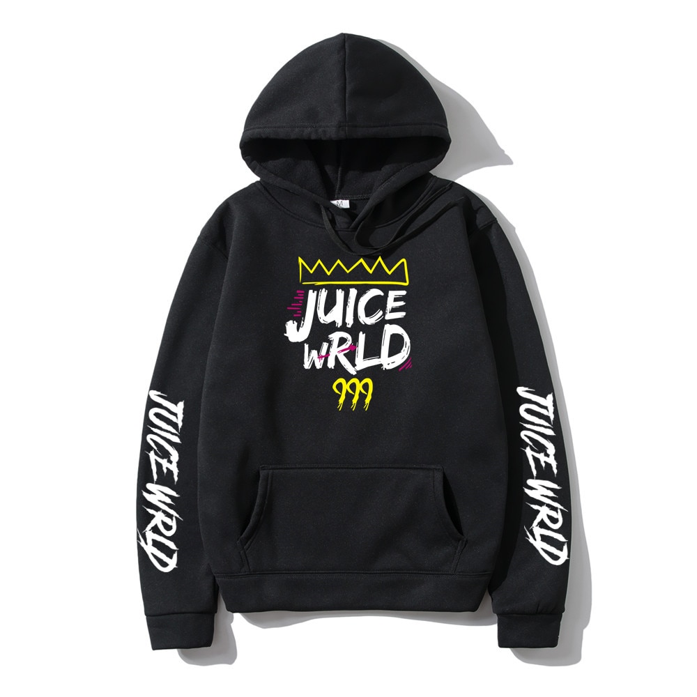 Áo Hoodie Màu Trắng Đen Đỏ In Chữ Juice Wrld Juicewrld 2021