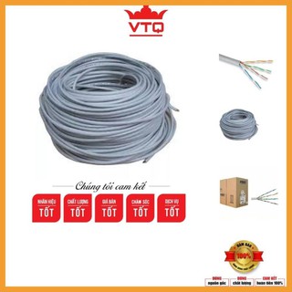 Cuộn dây mạng CAT 5e AMPP , cáp mạng cat5e cuộm 305m chất liệu hợp kim cao cấp. shopphukienvtq