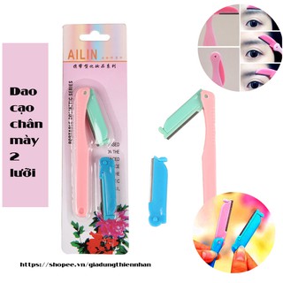 Dao cạo chân mày 2 lưỡi giadungthiennhan