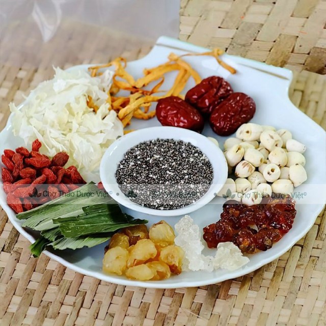 10 Set Chè Dưỡng Nhan 11 Vị (Tặng Hạt Chia + Công Thức Chuẩn)