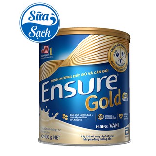 Sữa bột Abbott Ensure Gold 400g hương trà xanh