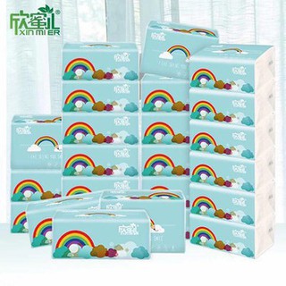 GIẤY ĂN CẦU VỒNG XINMIER [THÙNG 30 GÓI]