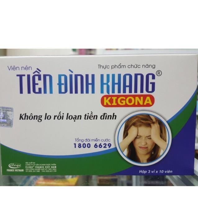 TIỀN ĐÌNH KHANG  - Rối loạn tiền đình, hoa mắt,chóng mặt, mất thăng bằng-NgocHanPharmacy