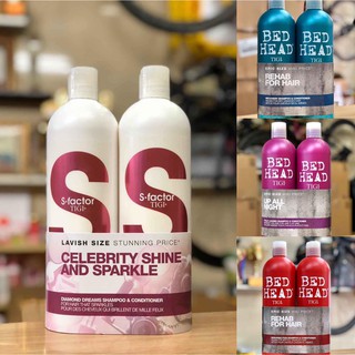 Cặp Gội Xả Tigi Trắng - Tigi Đỏ - Tigi Xanh - Tigi Tím - Hàng Chính Hãng UK/US