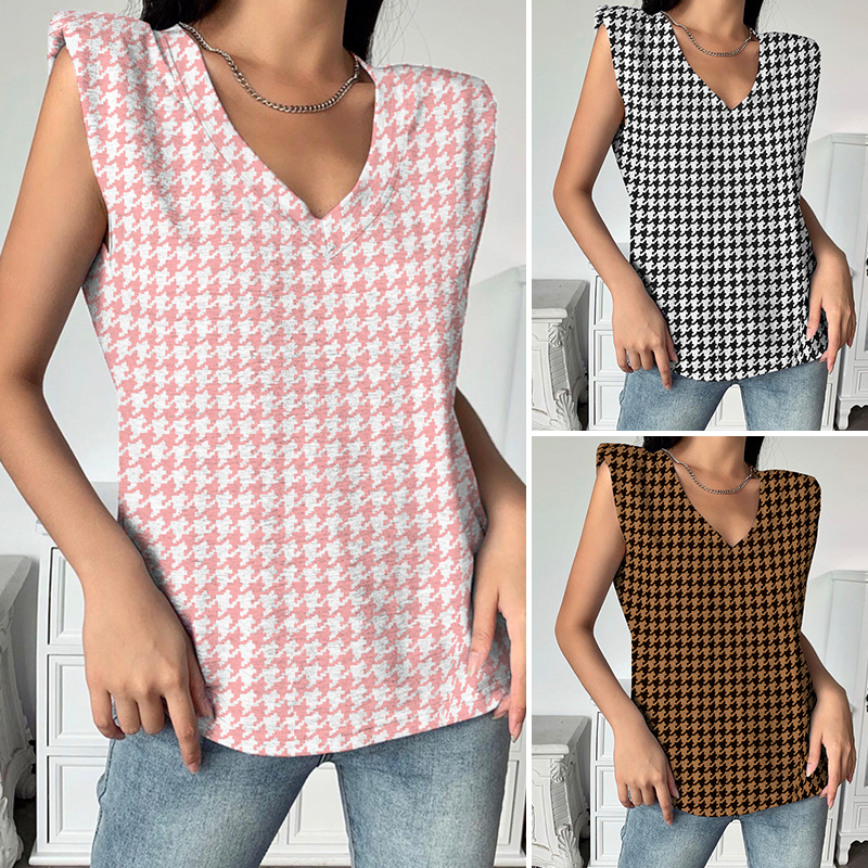 Áo Nữ Celmia Không Tay Họa Tiết Răng Sói Thời Trang Sành Điệu Cho Nữ | BigBuy360 - bigbuy360.vn