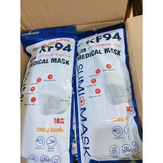 Thùng 300 cái] khẩu trang 4 lớp kf94 mask 4d