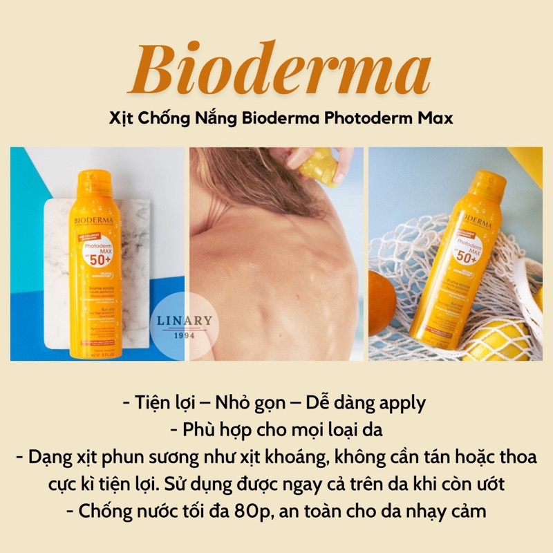 Xịt Chống Nắng Face Và Body SPF 50+