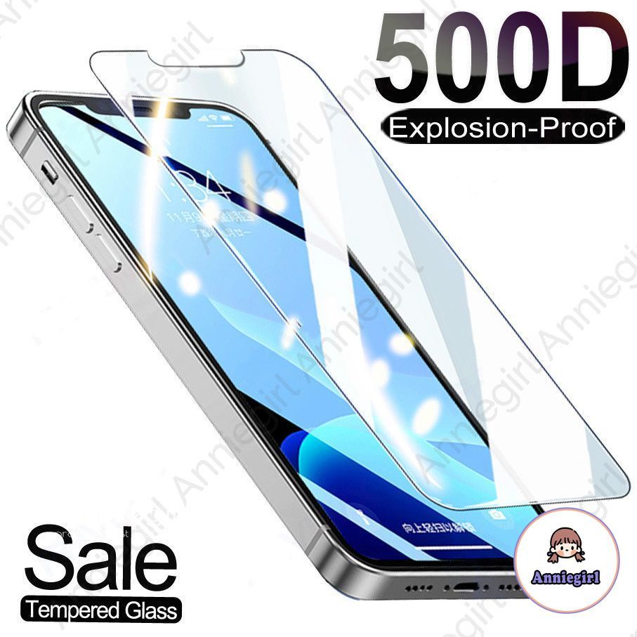 500D Kính Cường Lực Bảo Vệ Màn Hình Cho điện Thoại 12 11 Pro Max X Xs Max XR 8 7 Plus SE