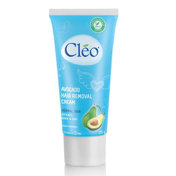 Kem Tẩy Lông Cho Da Thường Cleo Avocado Hair Removal Cream Normal Skin 50g