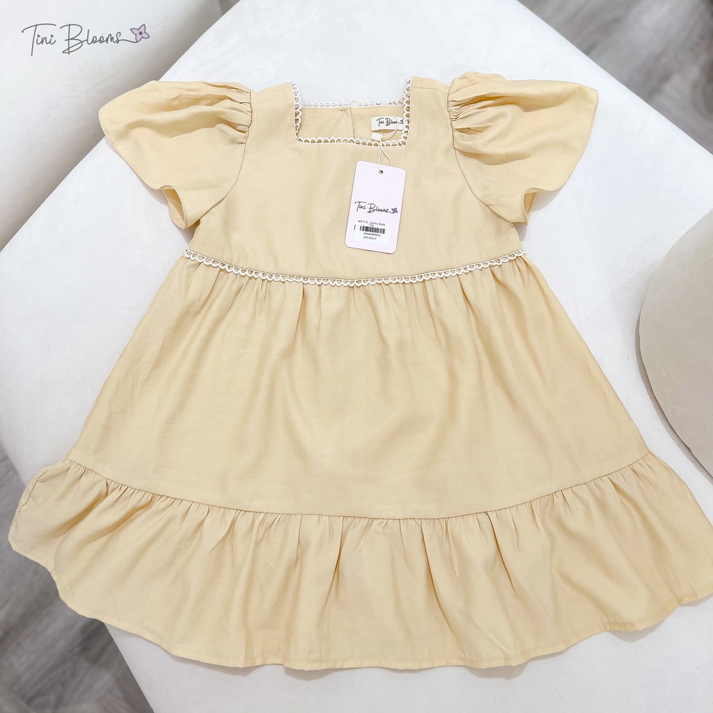 Váy babydoll cánh tiên cho bé gái từ 2-10 tuổi Tini Blooms MS17