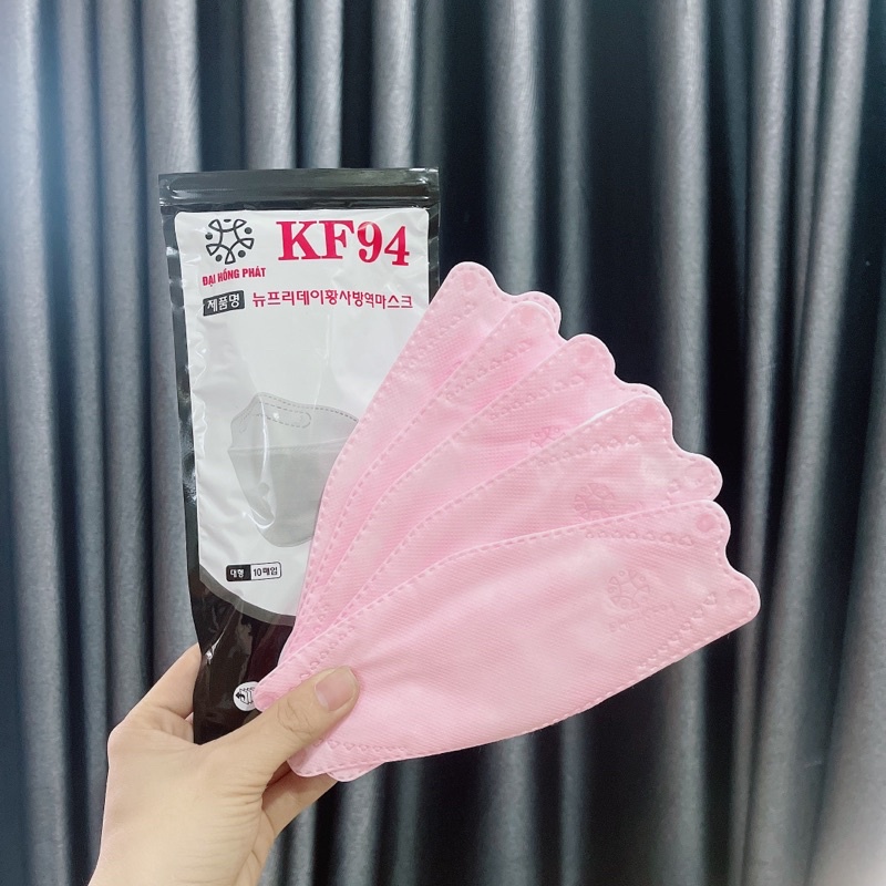 Set 50 Chiếc Khẩu trang 4D KF94 Chống Bụi Mịn Và Kháng Khuẩn Hàng Cao Cấp Hàn Quốc