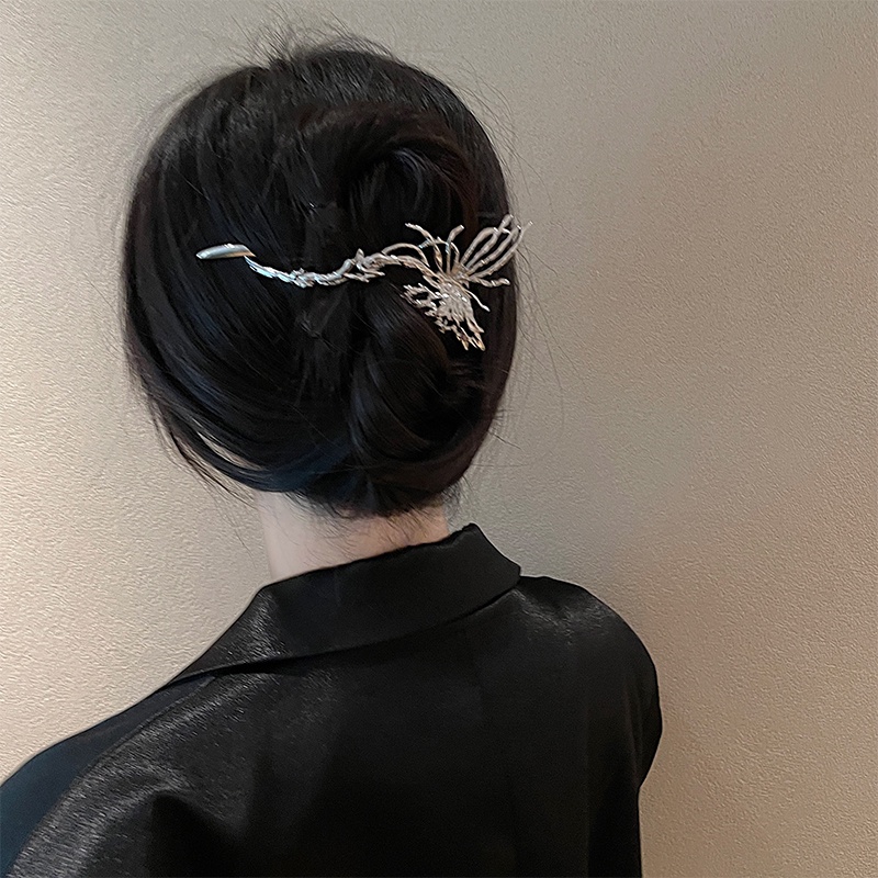 Kẹp tóc hình bướm bằng kim loại sang trọng cao cấp