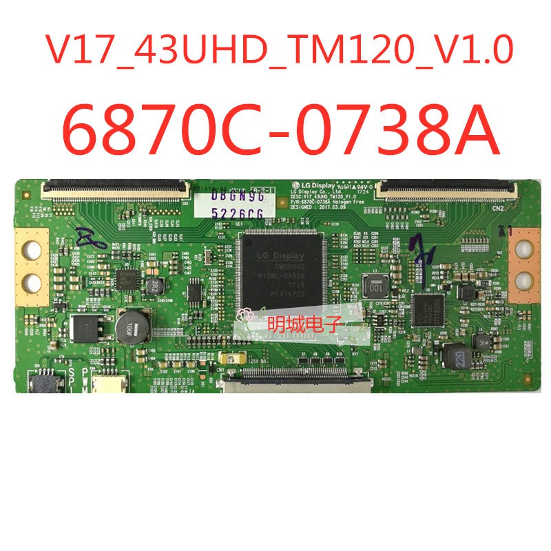Bảng Mạch Điều Khiển 6870C-0738A 6870C 0738A V17_43UHD_TM120_V1.0 6870C- 0738A TV 43inch 49inch 55inch