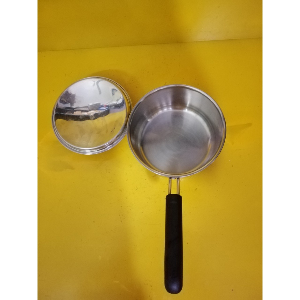 Quánh inox nội địa Nhật, size 17cm, cao 8cm (mã 638), Dùng được bếp từ