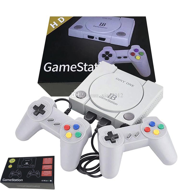 Máy chơi game 4 nút GameStation IB ❤️ FREESHIP ❤️ cổng HDMI sắc nét, 628 game 8bit, 20 game 16bit