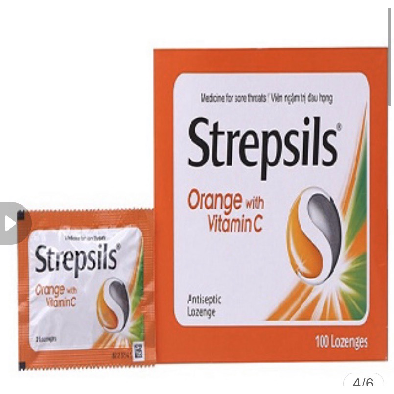 KẸO NGẬM STREPSILS - HỖ TRỢ GIẢM HO - GÓI 2 VIÊN ĐỦ VỊ