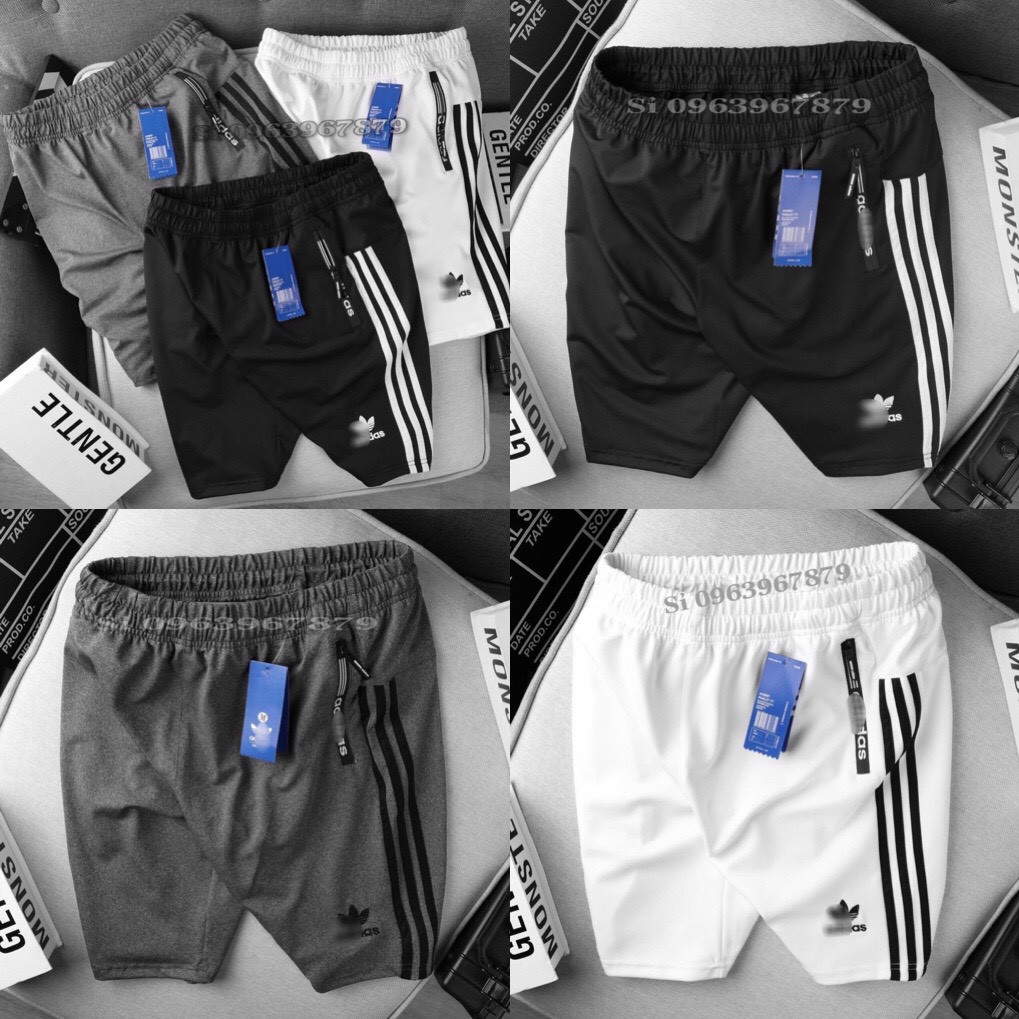 Quần short thể thao nam 3 sọc cá tính chất siêu đẹp | BigBuy360 - bigbuy360.vn