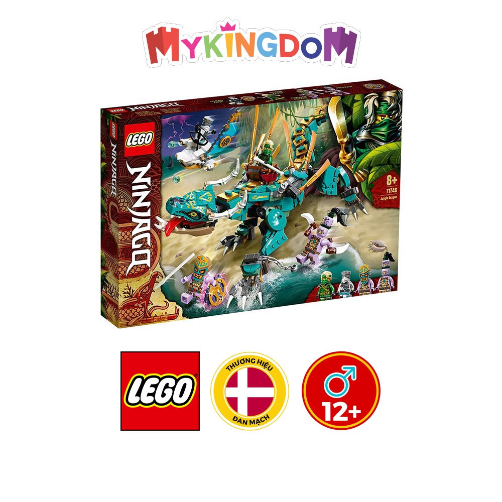 Đồ Chơi Lắp Ráp LEGO NINJAGO Rồng Thần Jungle Của Lloyd 71746 Cho Bé Trên 8 Tuổi