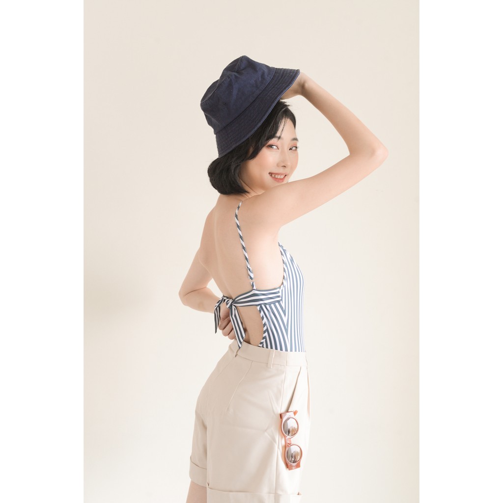 [Mã FASHIONGREEN15 giảm tới 30K đơn 99K] Bộ đồ bơi liền buộc sau | BigBuy360 - bigbuy360.vn