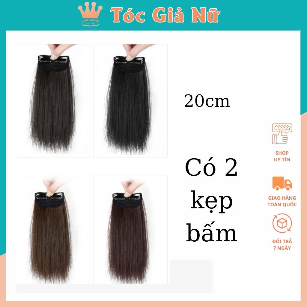 Tóc giả kẹp phồng nữ đẹp chân tóc 20cm hàn quốc TGN 20cm