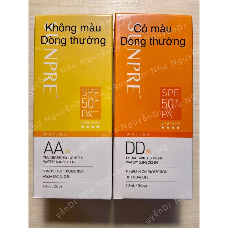 Kem chống nắng Mona Frema Sunpre high protection facail gel AA SPF50 và spf 35