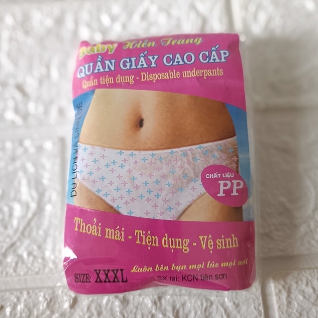 GÍA RẺ NHÂT - Quần lót giấy 1 túi 5 cái