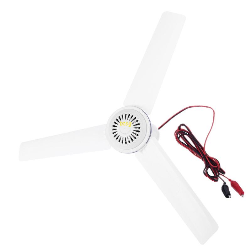 Quạt Trần 12V 19.6inch Không Gây Tiếng Ồn Có Dây Cáp 230cm Cho Hoạt Động Ngoài Trời