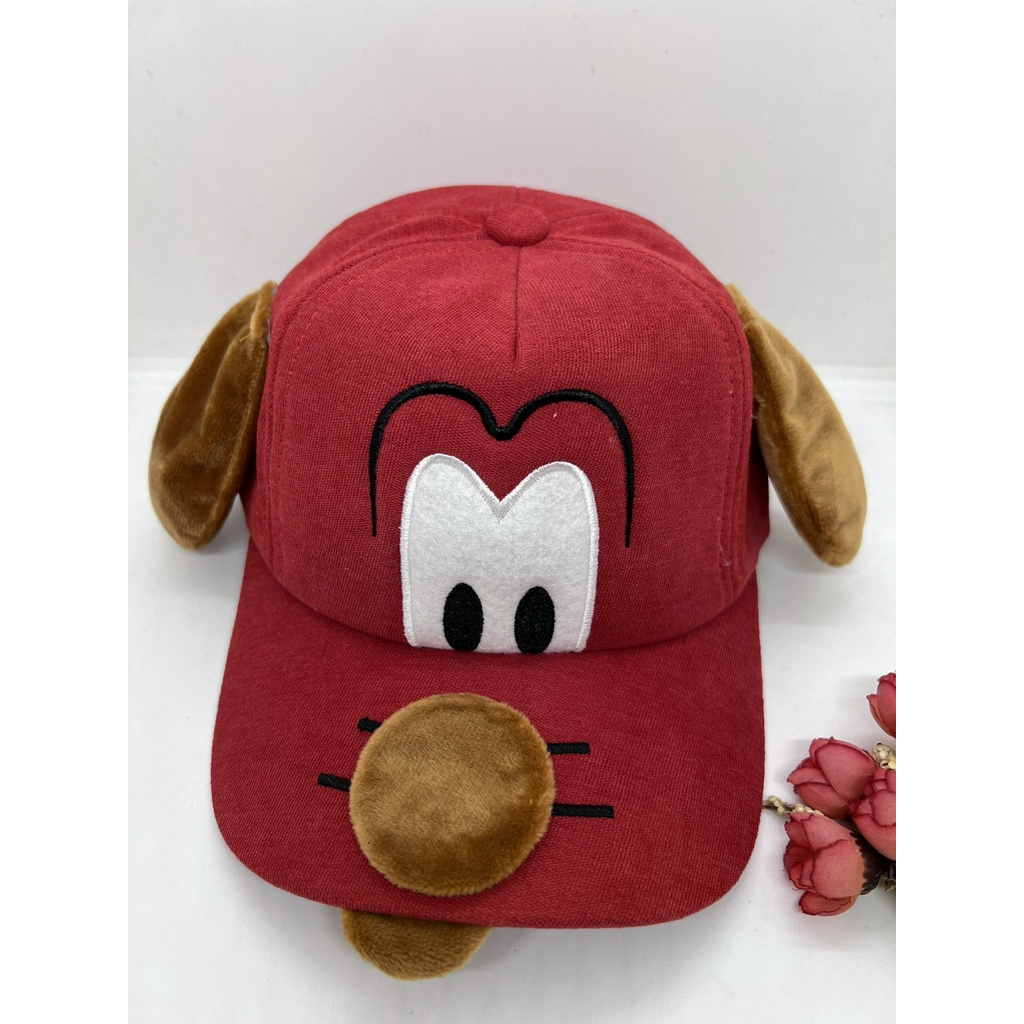 MŨ NÓN KẾT CHÓ CUTE CHO BÉ GÁI TỪ 18KG ĐẾN 35KG - VẢI NHUNG XỊN MỊN