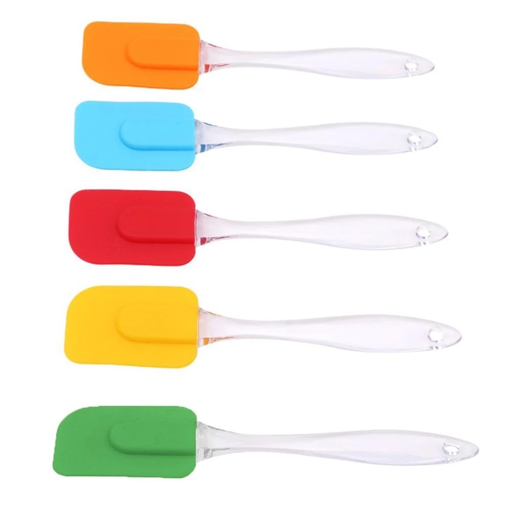 Cây Vét Bột Làm Bánh Bằng Silicon Cách Nhiệt Chống Dính Tiện Lợi Với Màu Sắc Ngẫu Nhiên Đa Năng Cho Nhà Bếp