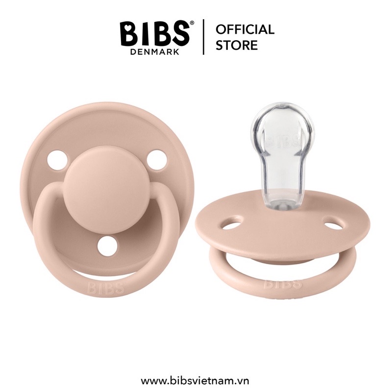 Ti giả BIBS Delux Silicon Đan Mạch chính hãng cho bé 0-36 tháng [Tặng hộp đựng]