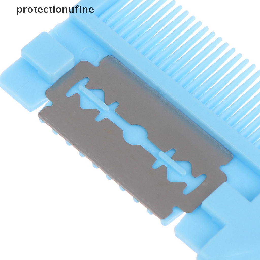 [Hàng mới về] Lược dao cạo cắt tóc hai mặt chuyên dụng