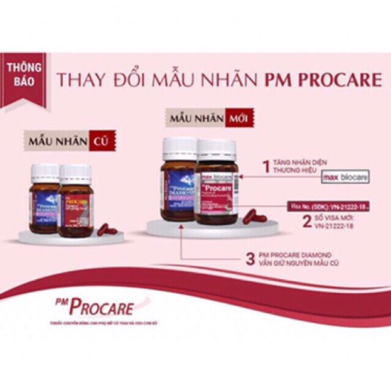 PM Procare bổ sung vitamin cho bà bầu và cho con bú