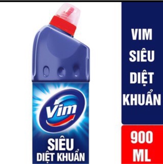 Nước tẩy bồn cầu Vim diệt khuẩn 880ml