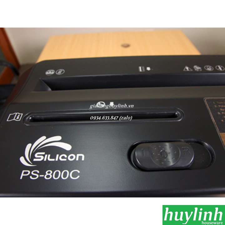 Freeship Máy hủy tài liệu Silicon PS-800CN