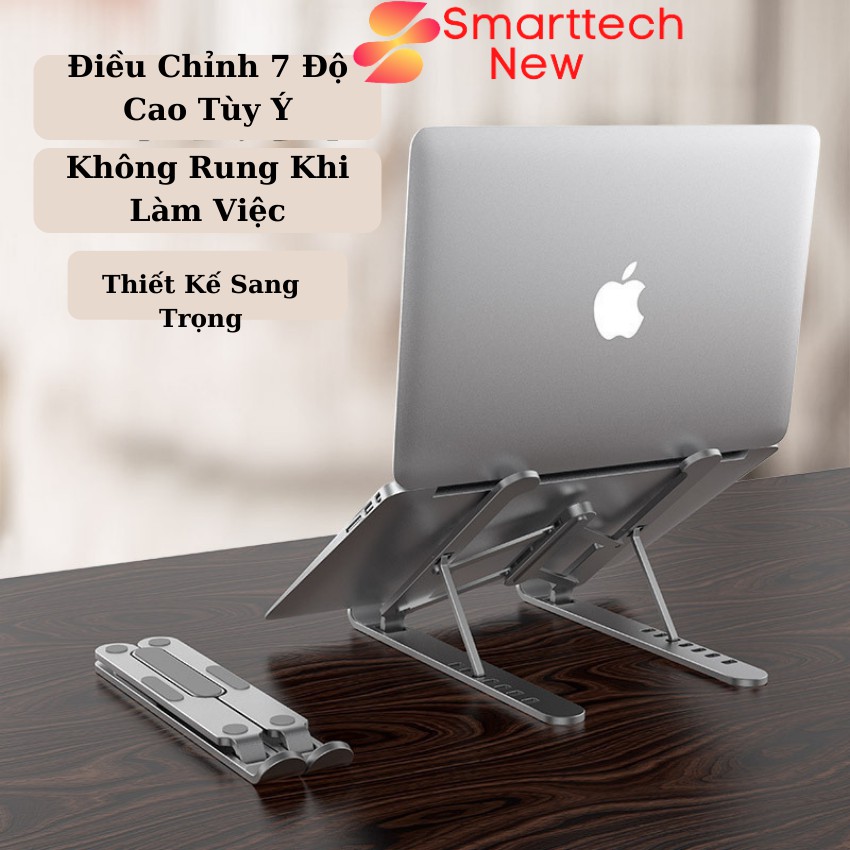 Giá Đỡ Laptop, Macbook, Ipad Bằng Nhôm Có Thể Điều Chỉnh Được Độ Cao, Đế Tản Nhiệt Laptop Có Nhiều Loại Đẹp