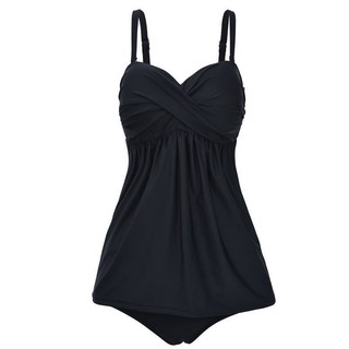 Đồ bơi 1 mảnh hai dây màu trơn có miếng đệm ngực bằng vải polyester màu trơn gợi cảm cho bạn nữ