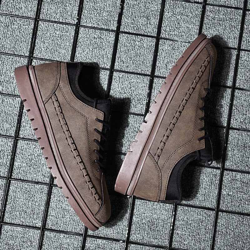 Giày da thật thể thao cho nam KI2897