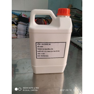 cồn sát khuẩn rửa tay 90 độ bình 2 lít
