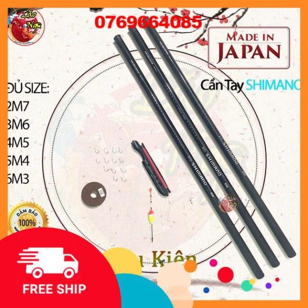 Cần Câu Tay SHIMANO Cacbon Cao Cấp  Đủ size 2m7-3m6-4m5-5m4-6m3 -Đ𝗢̂̀𝗖𝗔̂𝗨𝟮𝟱𝟳
