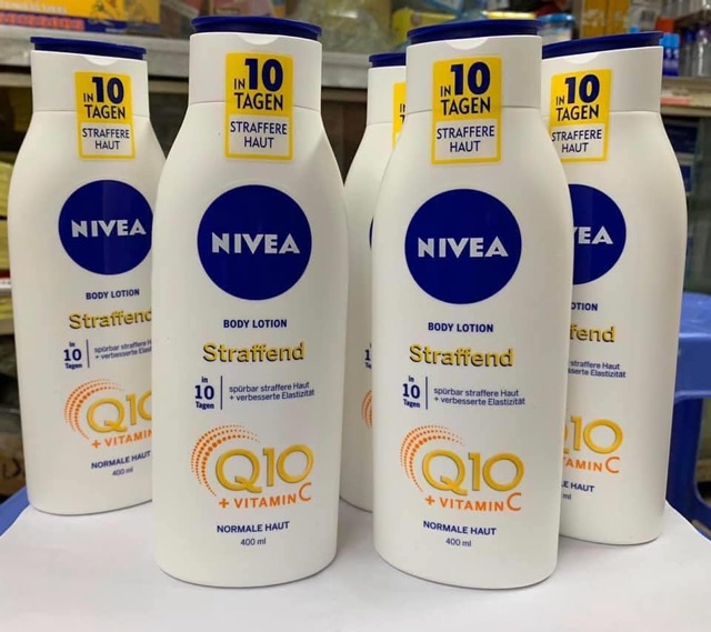 Sữa dưỡng thể NIVEA Body Lotion Q10+ vitamin C của Đức