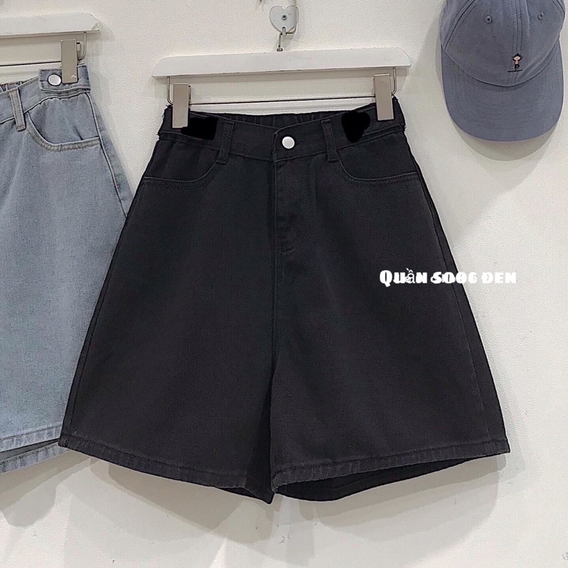 Quần sooc bò đen siêu hot