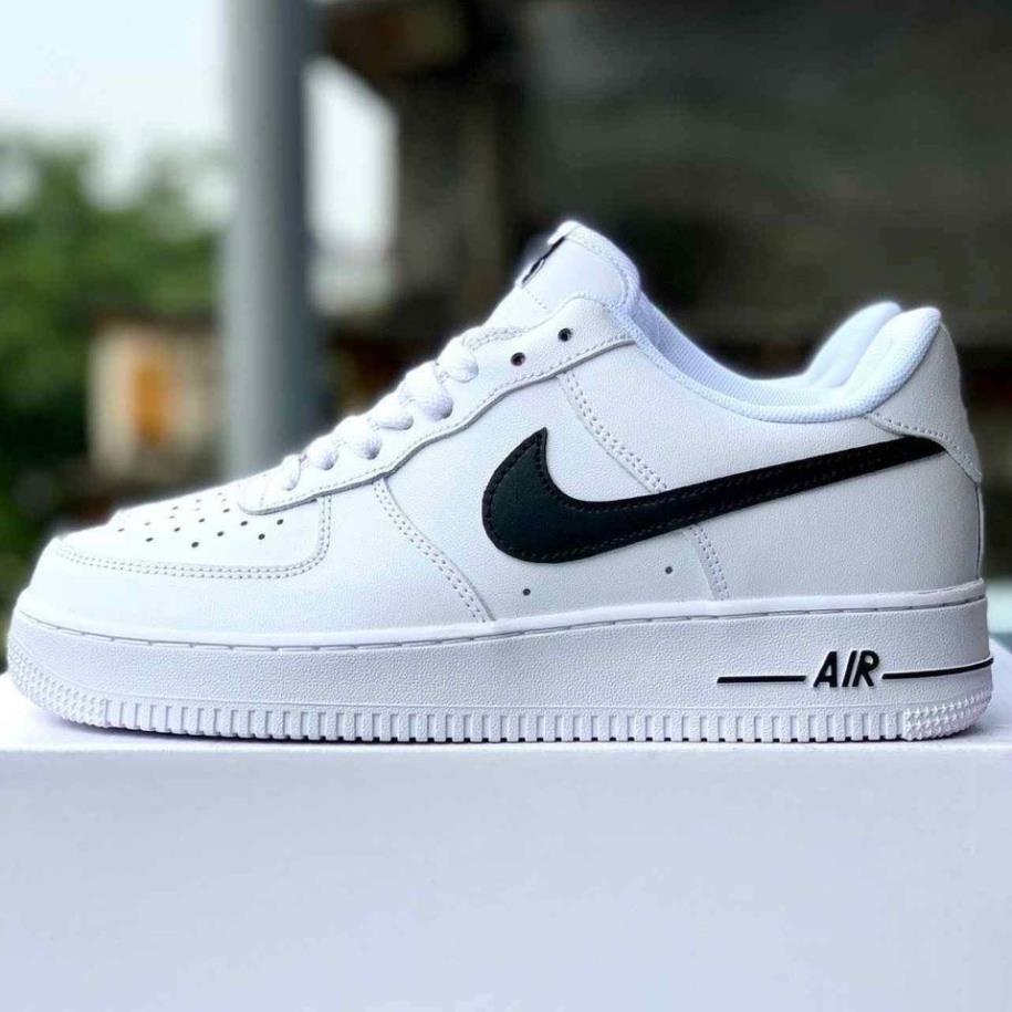 SẴN Giày 𝗔𝗙𝟭 𝗡𝗜𝗞𝗘_Trắng Đen Nam Nữ, Giày 𝗡𝗜𝗞𝗘_Air Force 1 All White black, AF1 móc đen, AF1, Full Box Bill